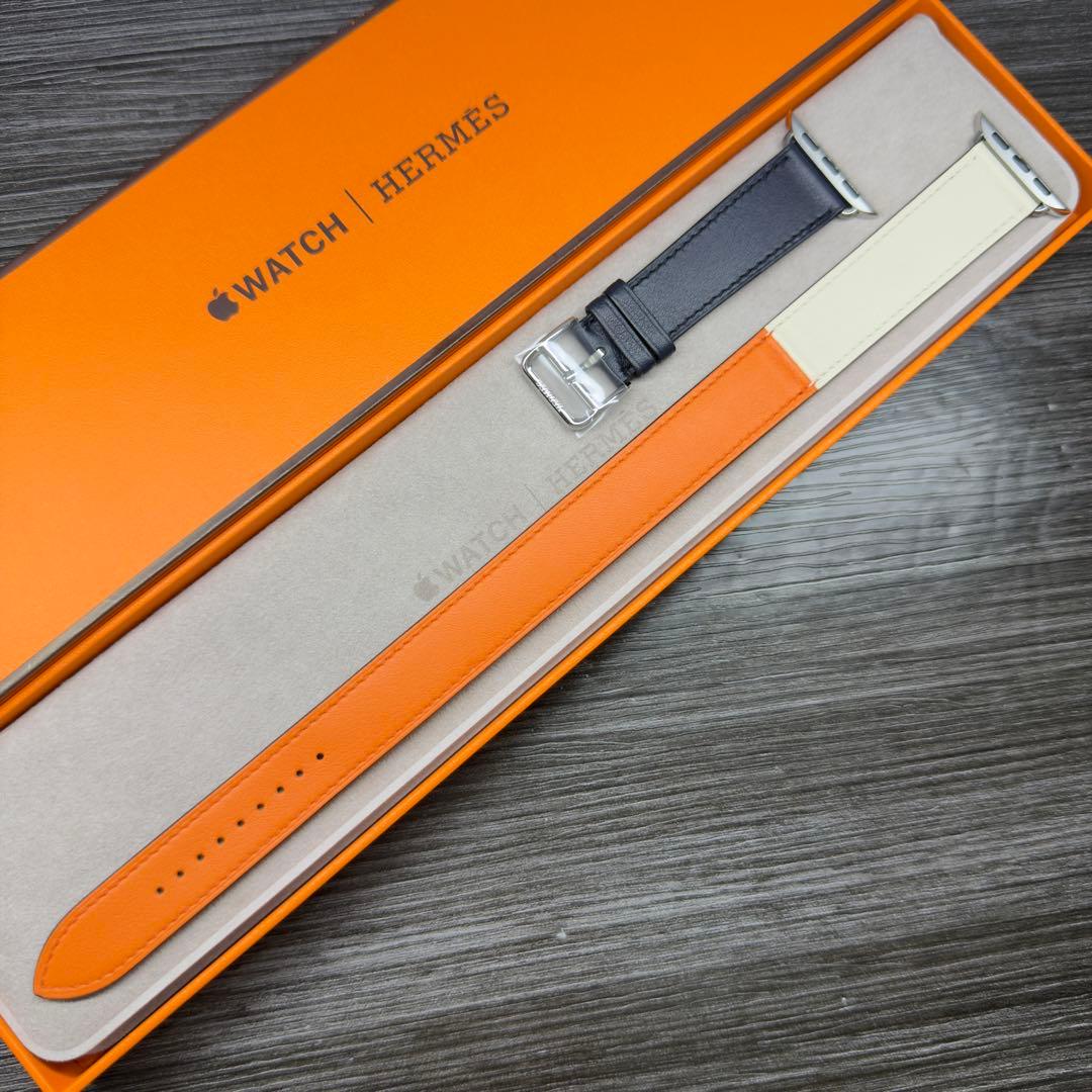3006 未使用　Apple Watch エルメス　オレンジ　クレ　インディゴ