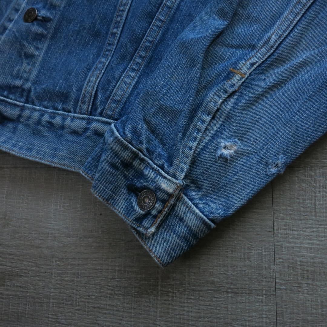 40 70s VINTAGE LEVIS 70505 デニムジャケット ケアタグ