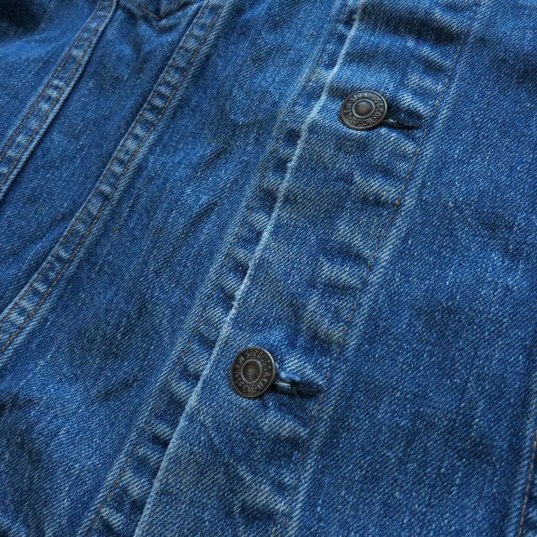 40 70s VINTAGE LEVIS 70505 デニムジャケット ケアタグ