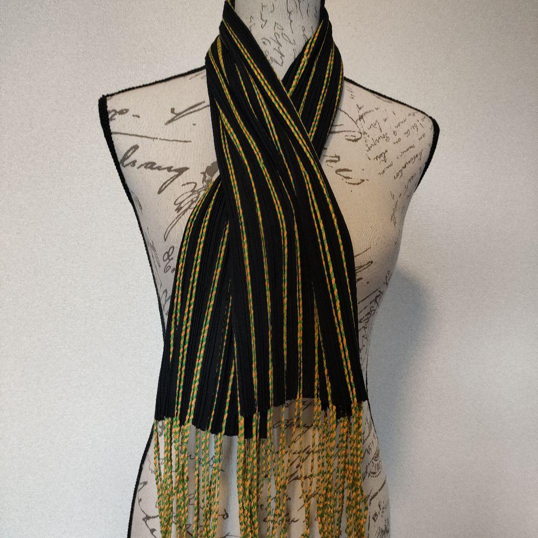 30 超美品　プリーツプリーズ　イッセイミヤケ　マフラー　ショール