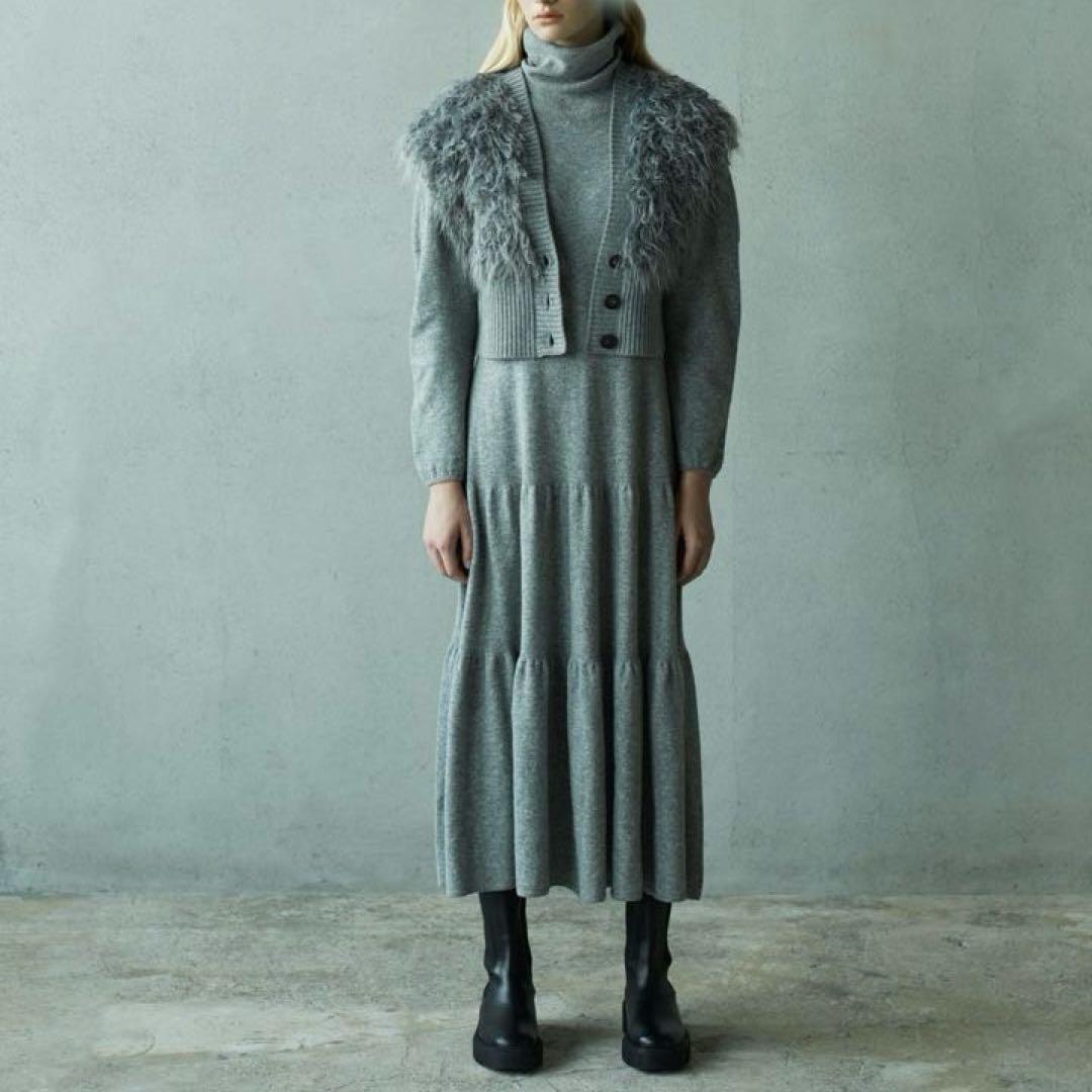 【極美品】完売 エポカ La maglia dueニットショートジレ