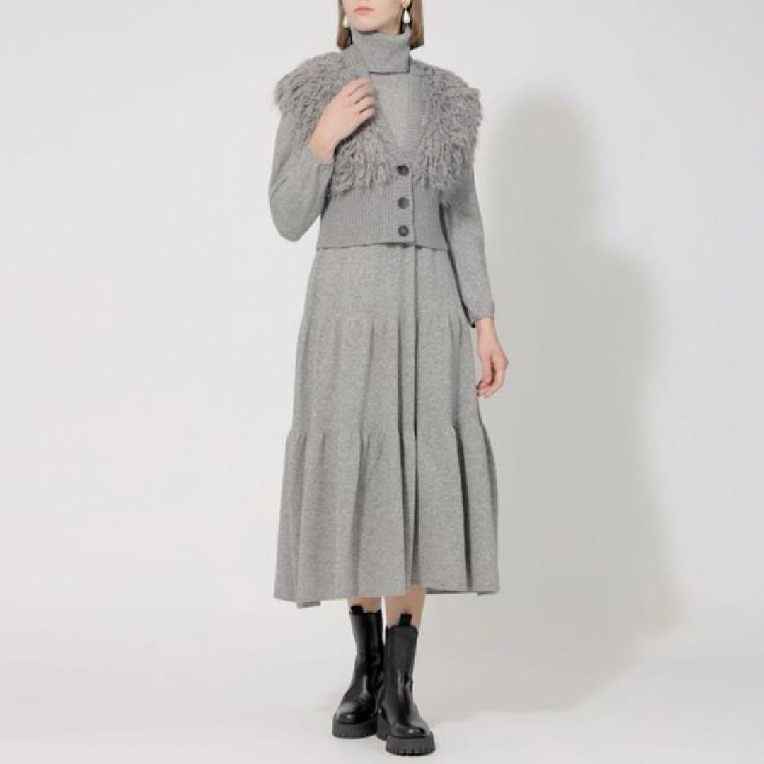 【極美品】完売 エポカ La maglia dueニットショートジレ