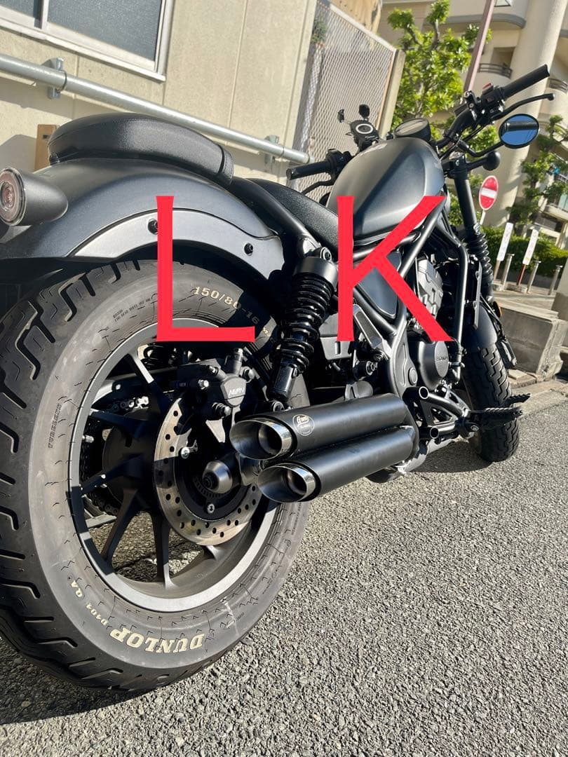 【2023年式モデル〜対応】新型レブル250用 マフラー gemspeed製V4