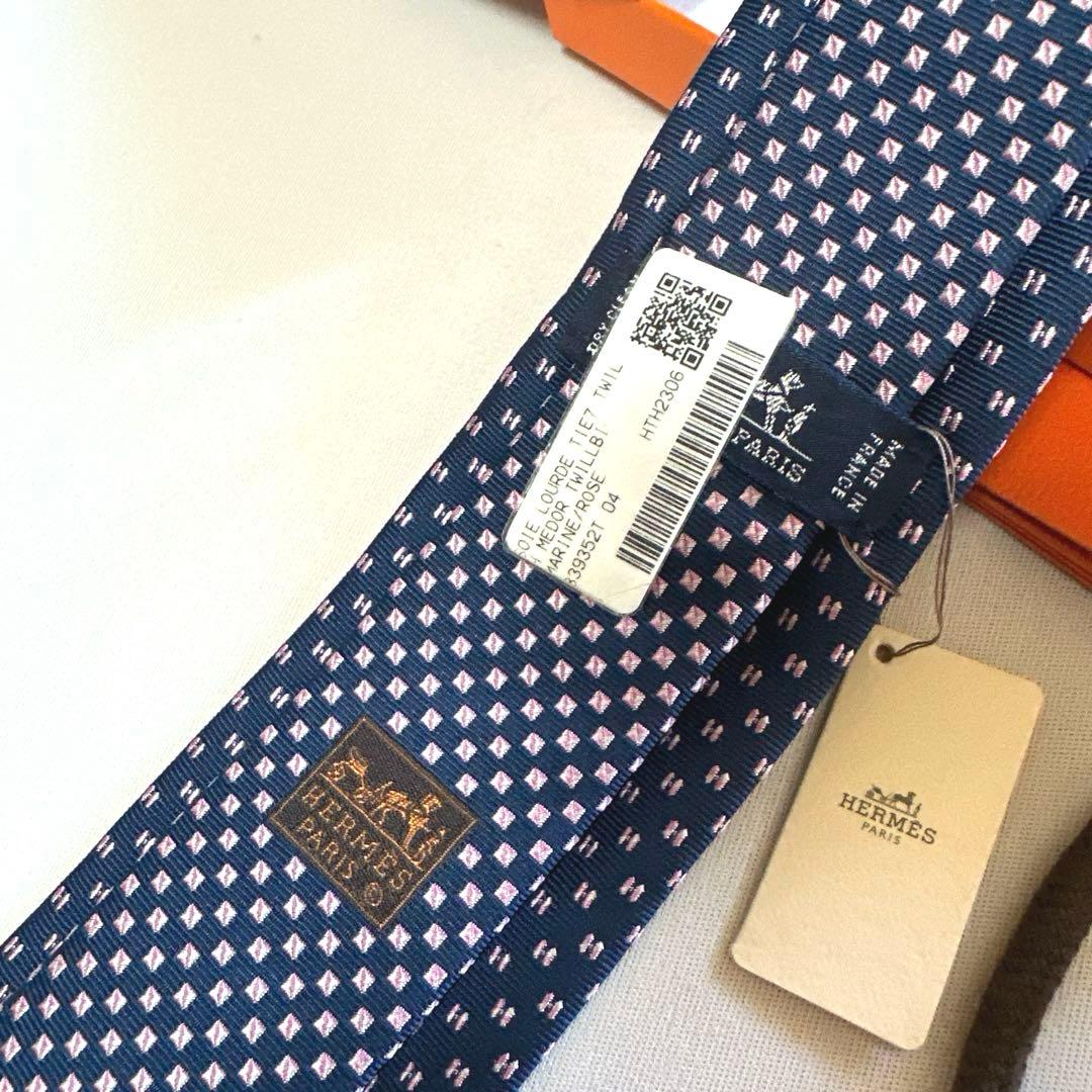 エルメス ネクタイ《Hメドール》新品 未使用