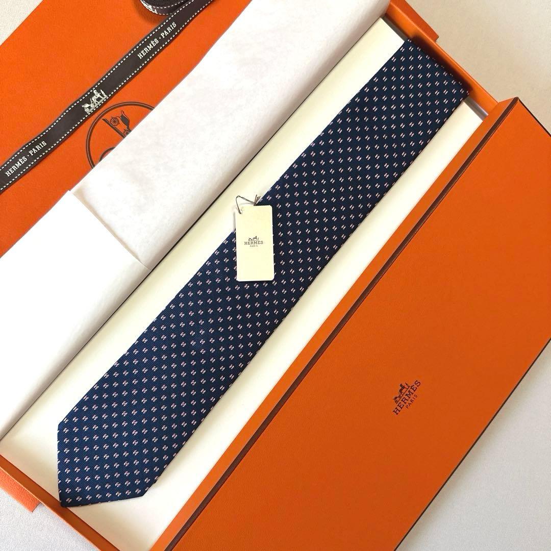 エルメス ネクタイ《Hメドール》新品 未使用