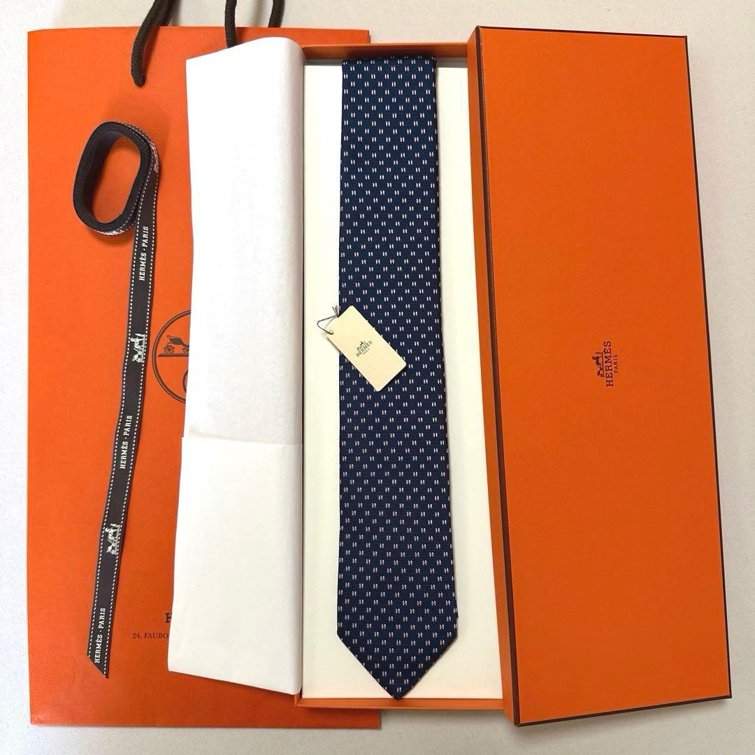 エルメス ネクタイ《Hメドール》新品 未使用