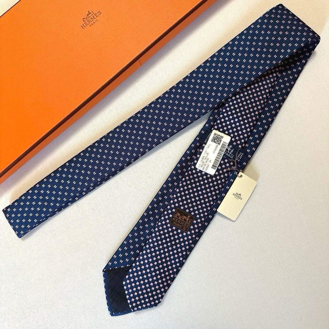 エルメス ネクタイ《Hメドール》新品 未使用