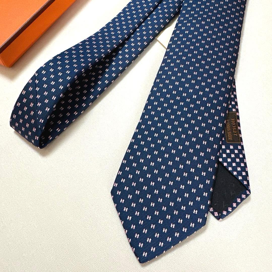 エルメス ネクタイ《Hメドール》新品 未使用