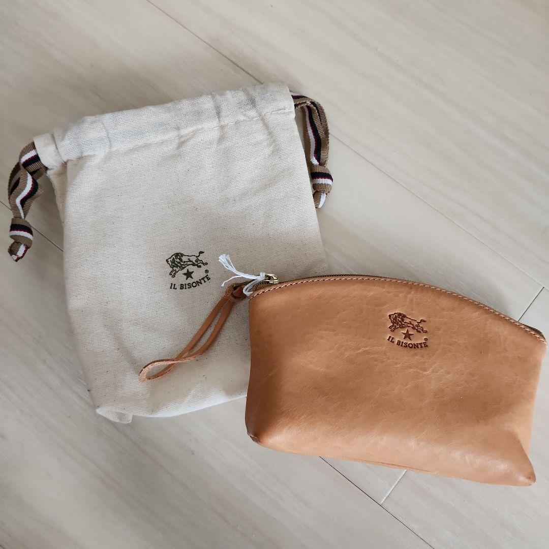 IL BISONTE キーケース、ポーチ、ハンカチセット 紙袋付き