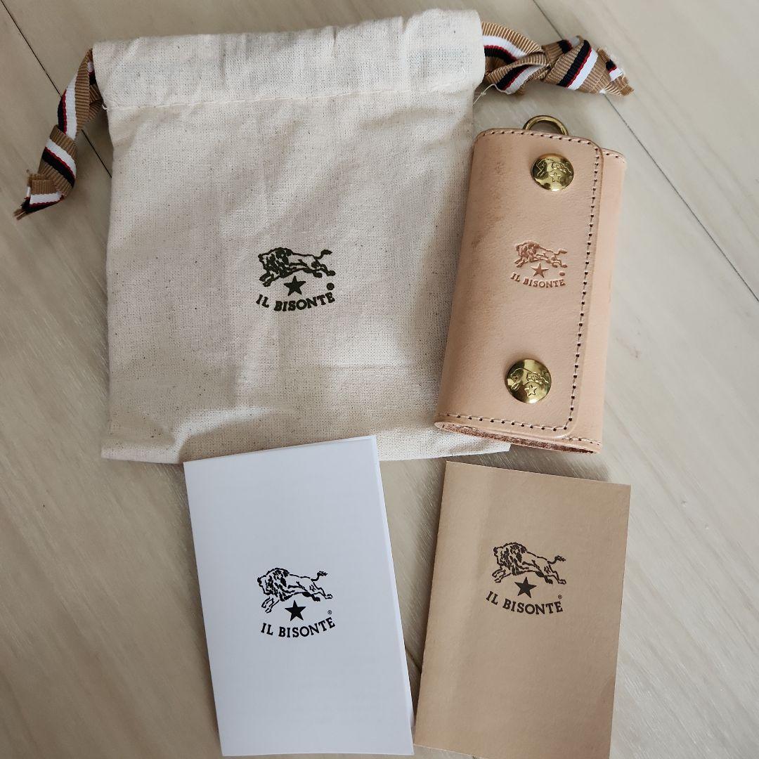 IL BISONTE キーケース、ポーチ、ハンカチセット 紙袋付き