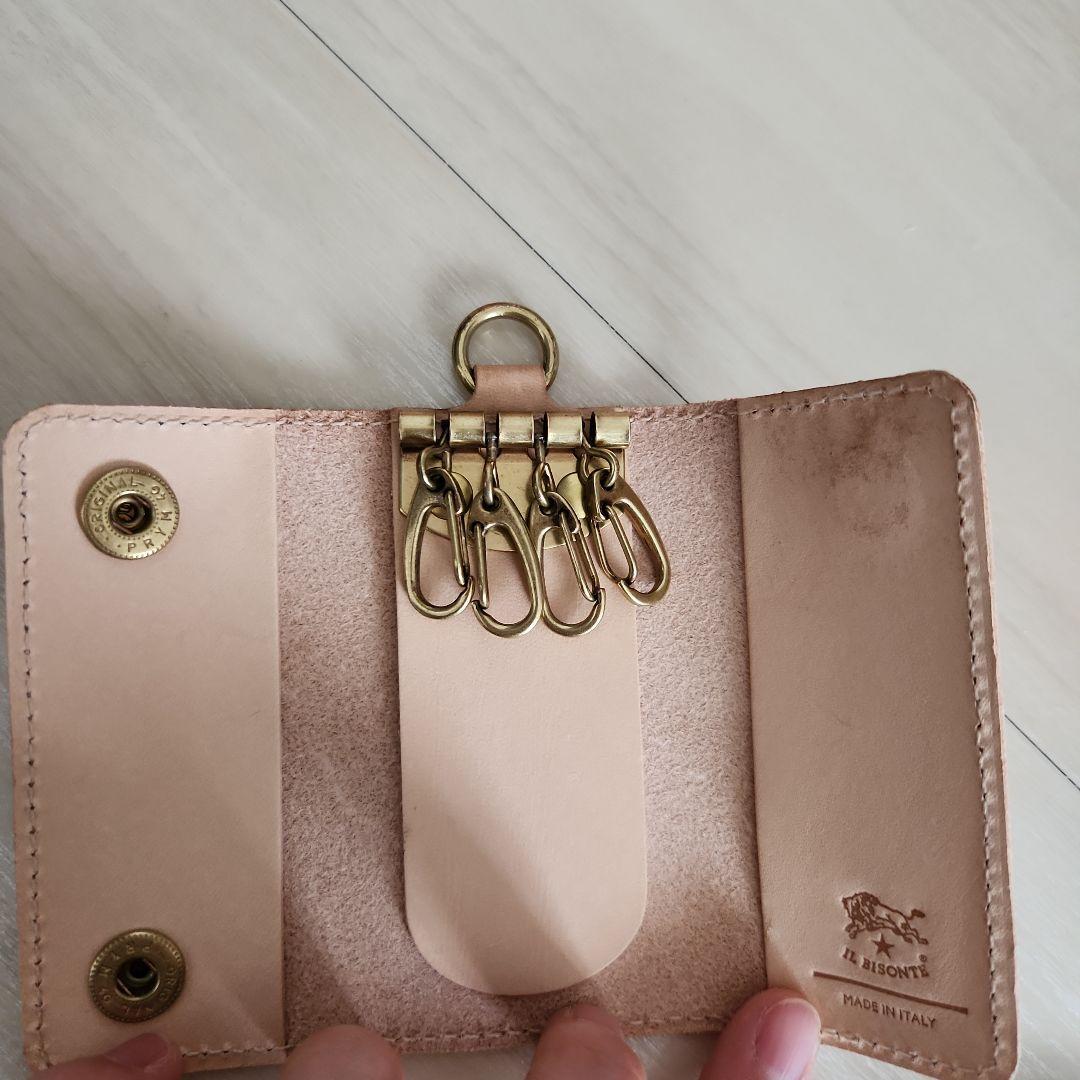 IL BISONTE キーケース、ポーチ、ハンカチセット 紙袋付き