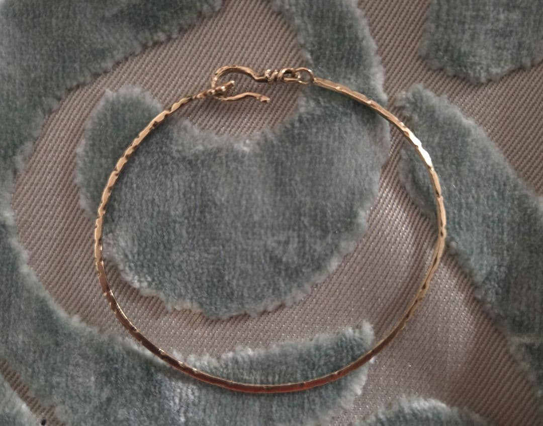 訳あり? アトリエカオル バングル ゴールド