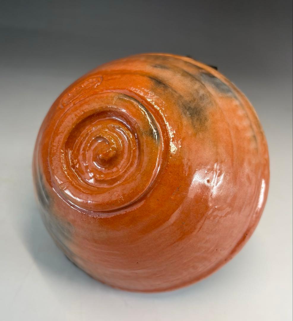 【茶道具】小さなサイズ！神楽岡楽入造　吸江斎好写小嶋台茶碗（共箱）★送料込★