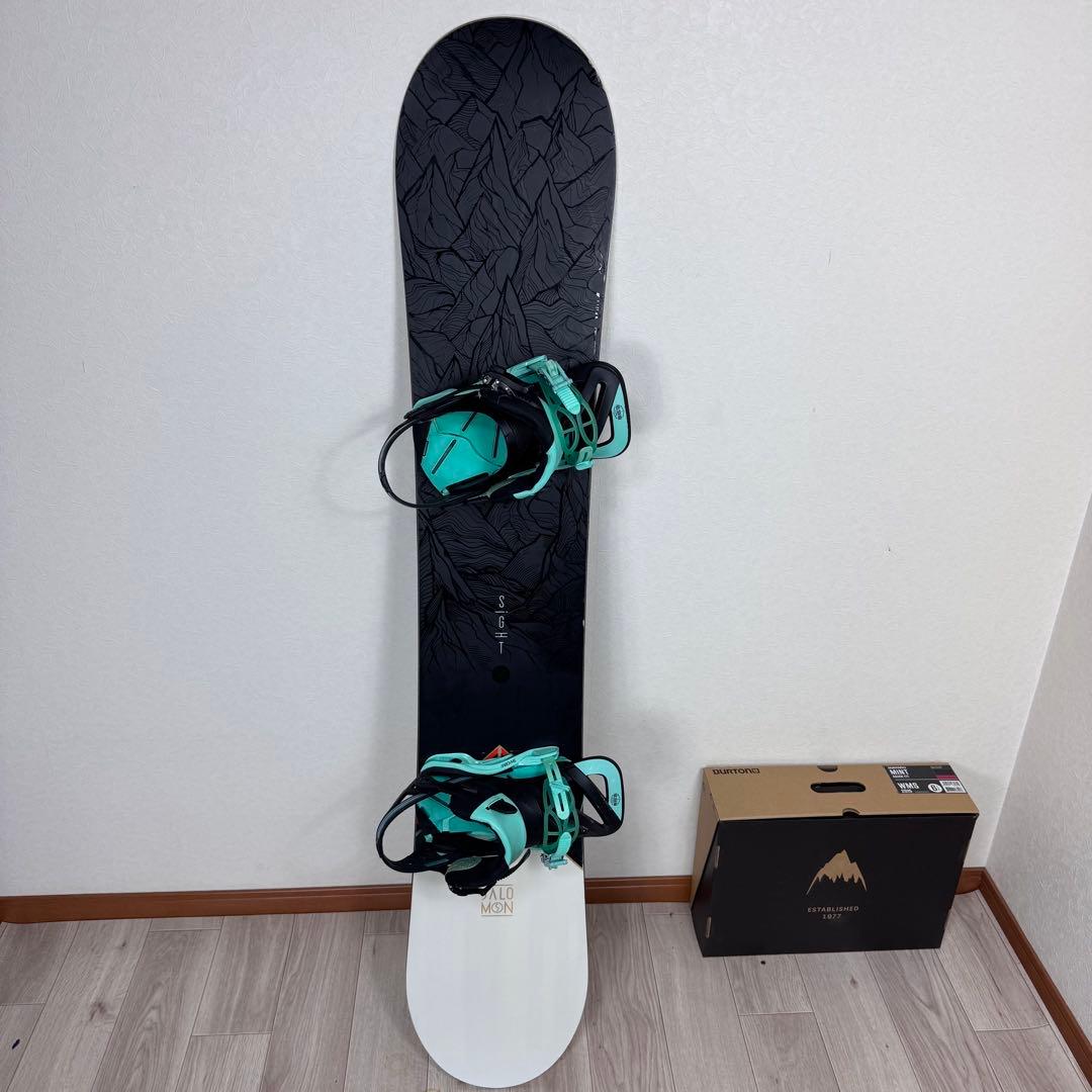SALOMON SIGHT 156cm スノーボードセット