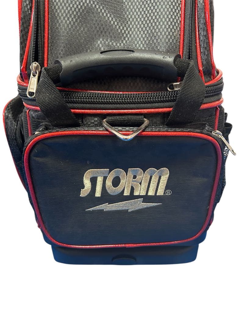 《美品》STORM ボウリングバック 2個入り ブラック