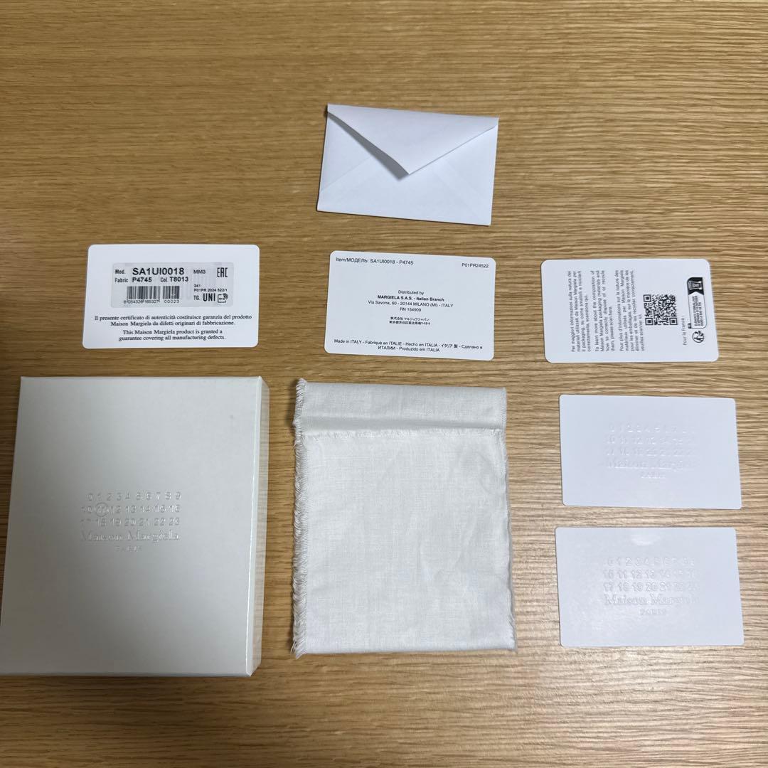 メゾンマルジェラ　マネークリップ　ブラック