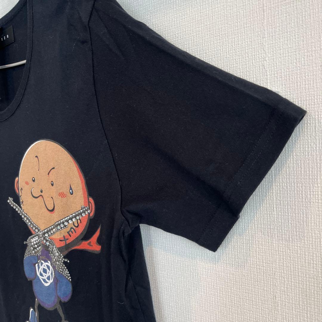 Serina　roar キャラクターグラフィック 半袖Tシャツ 黒