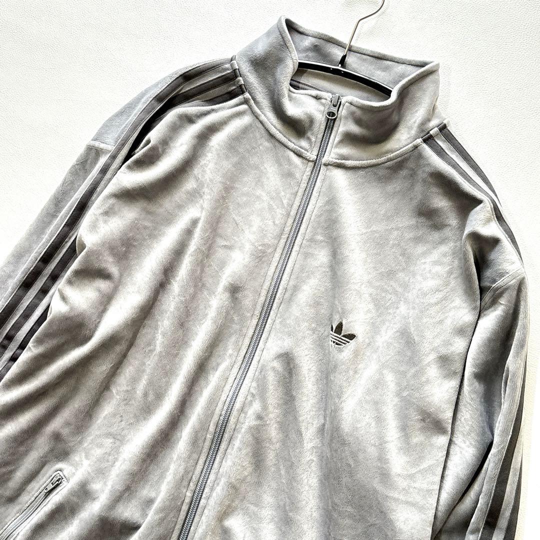 【美品】アディダス BECKENBAUER VELOUR TRACK TOP