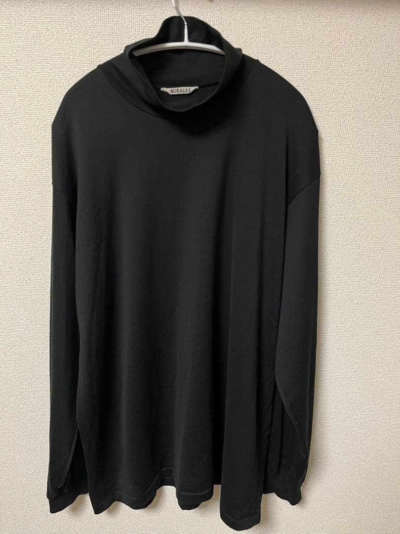 トップス AURALEE 23AW LUSTER PLAITING HI NECK, 5