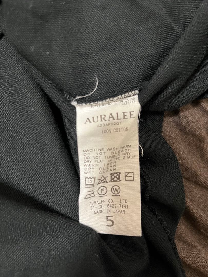 トップス AURALEE 23AW LUSTER PLAITING HI NECK, 5