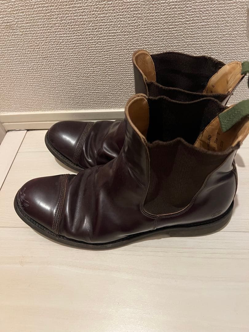 靴 SANDERS MILITARY CHELSEA UK8