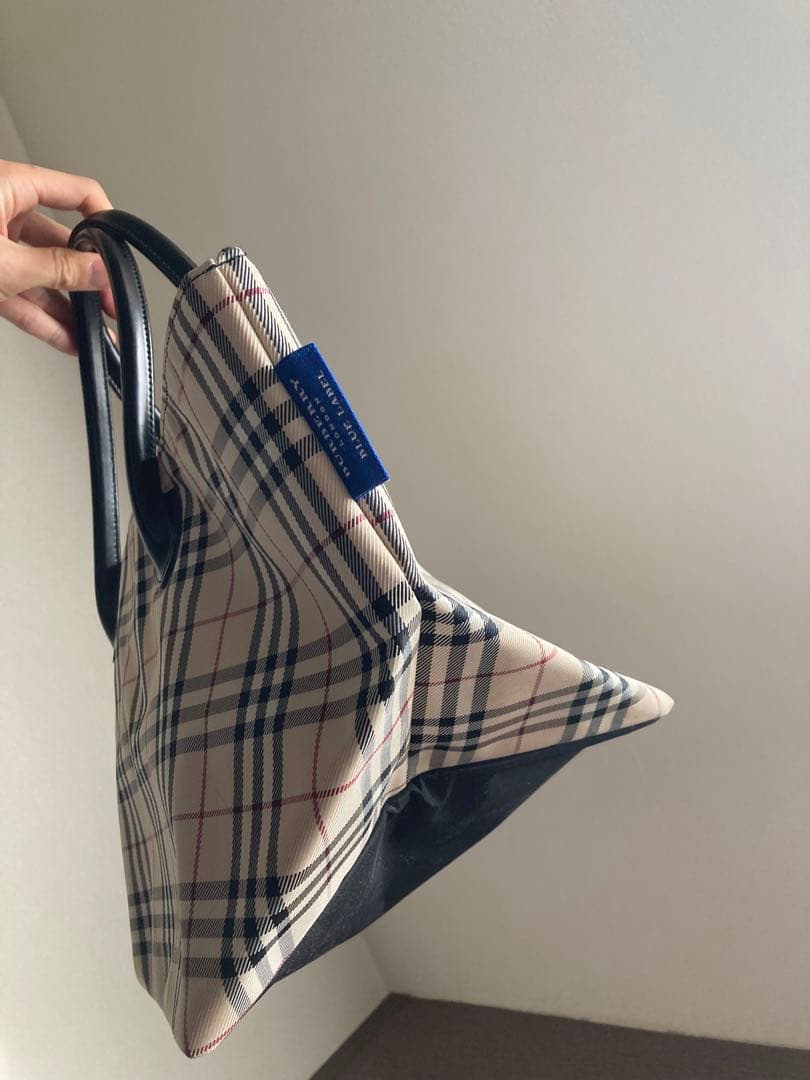【新品】【BURBERRY BLUE LABEL】バーバリートートバッグ