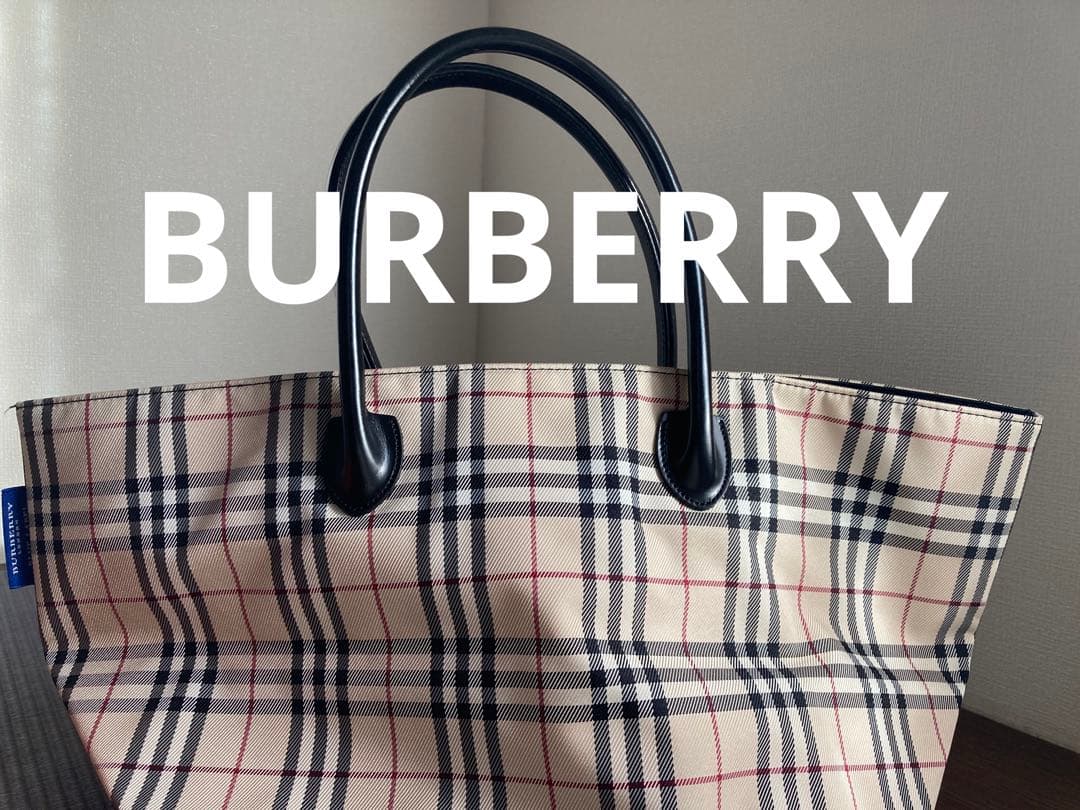 【新品】【BURBERRY BLUE LABEL】バーバリートートバッグ