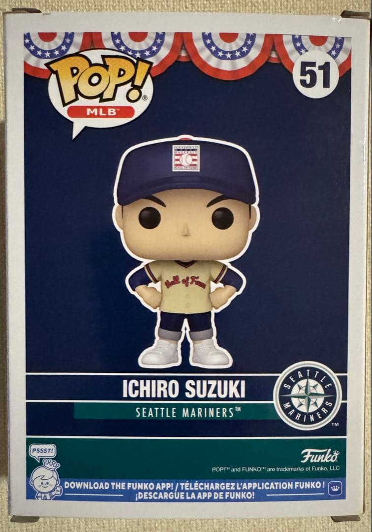 マリナーズ　イチロー　殿堂入り記念　8/6球場配布非売品　FUNKO POP！