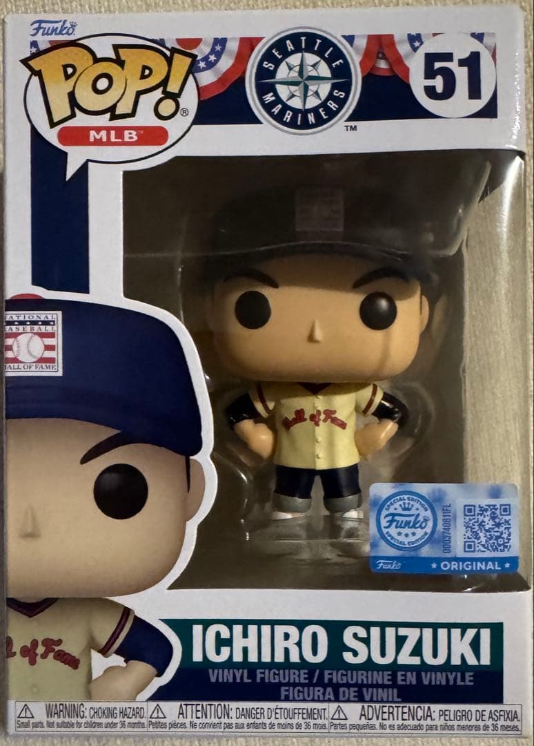 マリナーズ　イチロー　殿堂入り記念　8/6球場配布非売品　FUNKO POP！