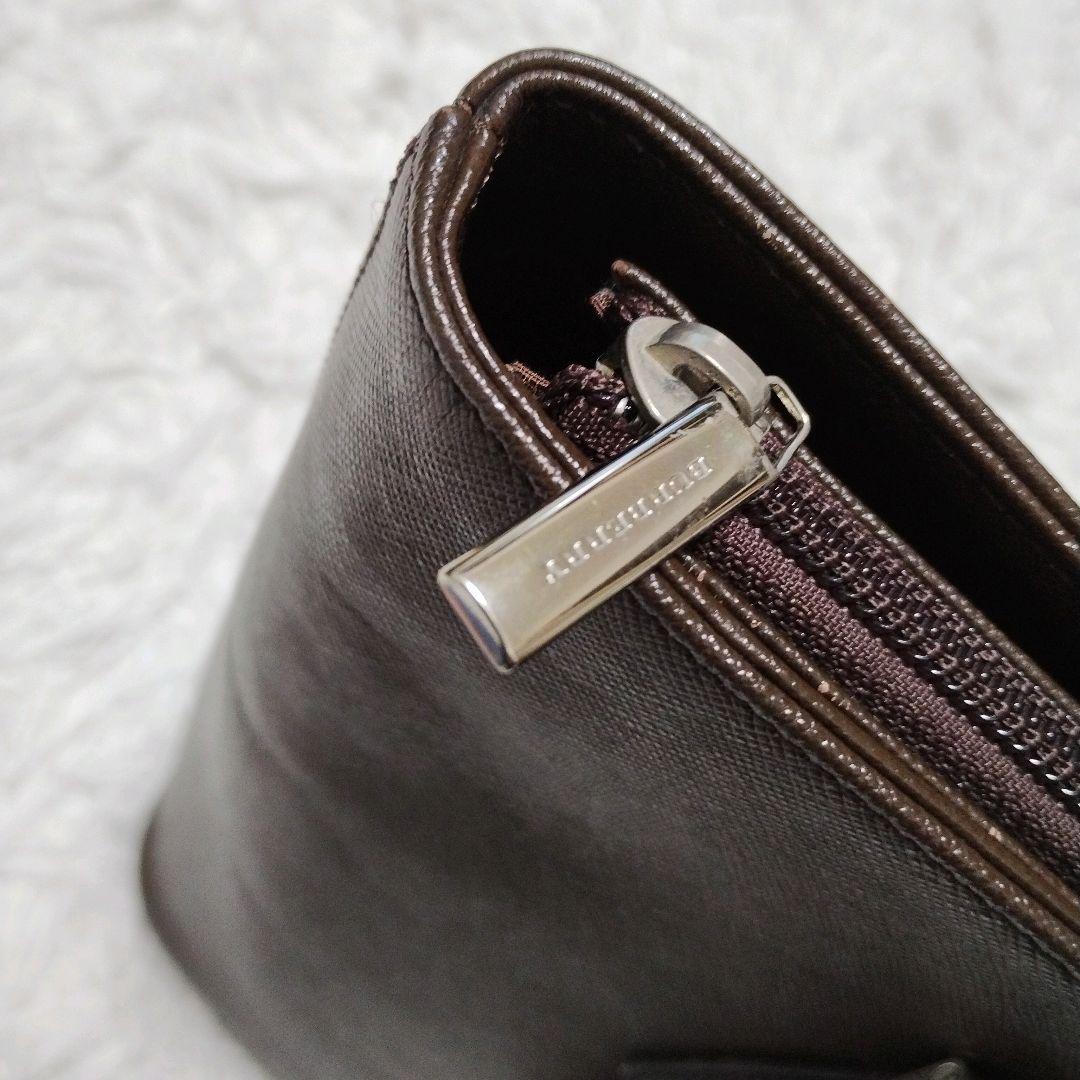 【美品】バーバリー トートバッグ A4収納可 サフィアーノレザー 自立