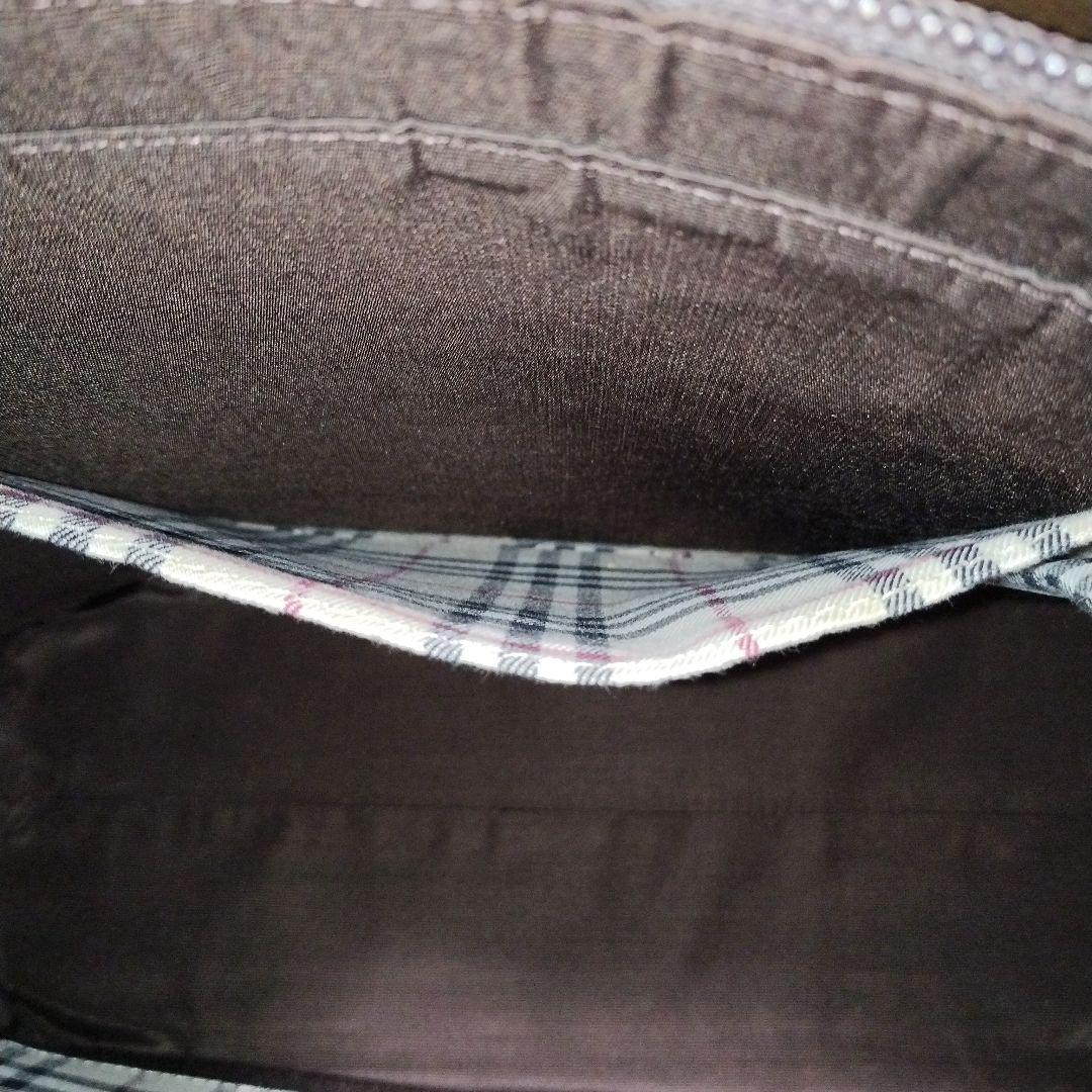 【美品】バーバリー トートバッグ A4収納可 サフィアーノレザー 自立