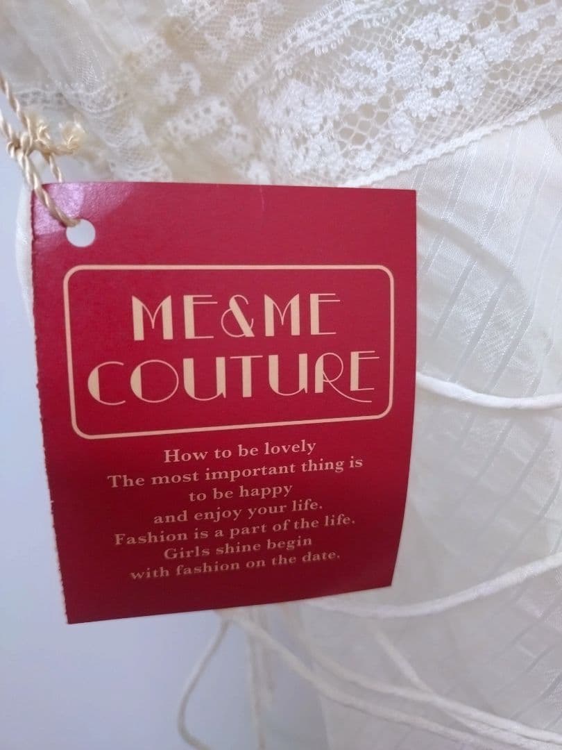 me&me couture レースワンピース 新品未使用
