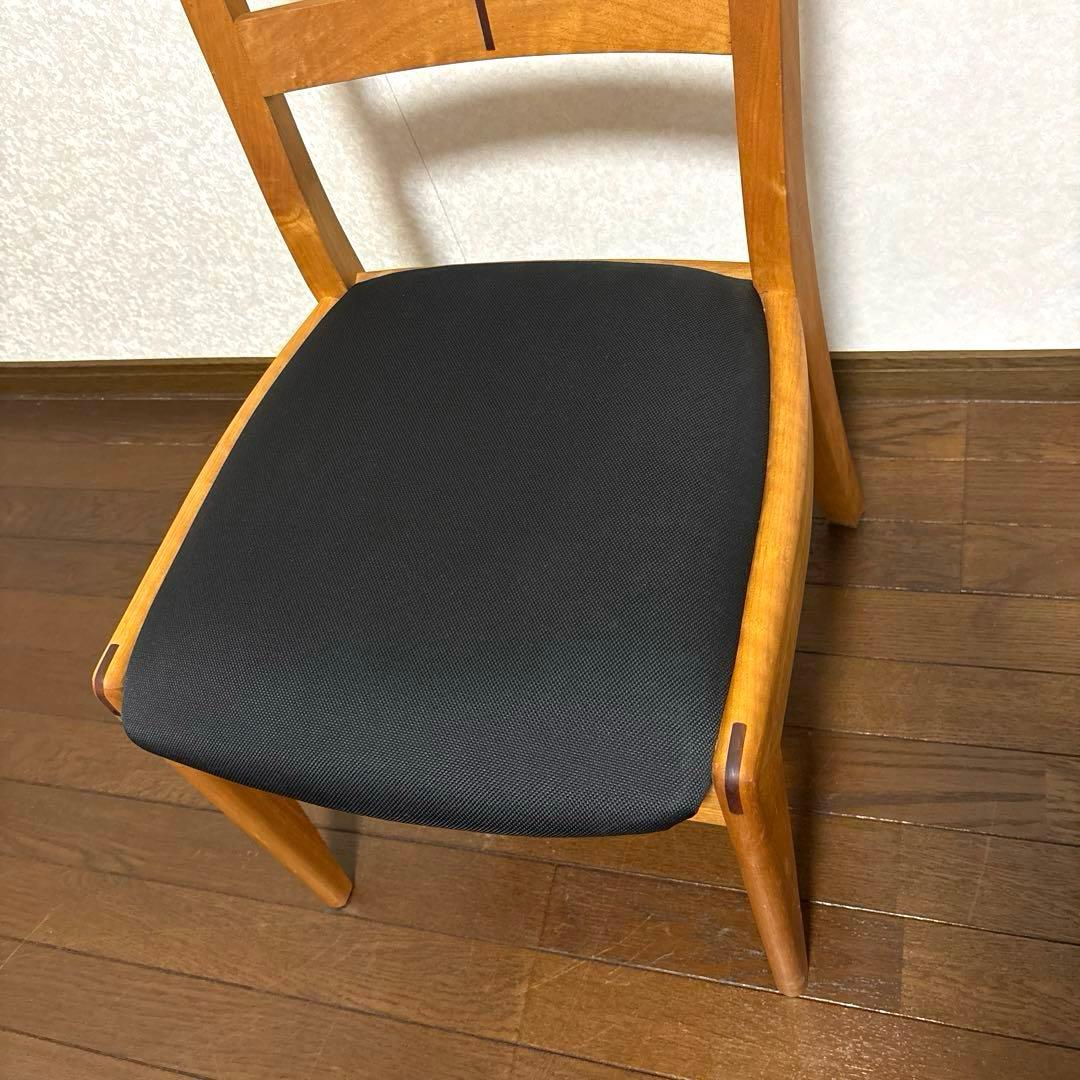 【良品】BOSCO 朝日木材加工 ダイニングチェア 無垢材