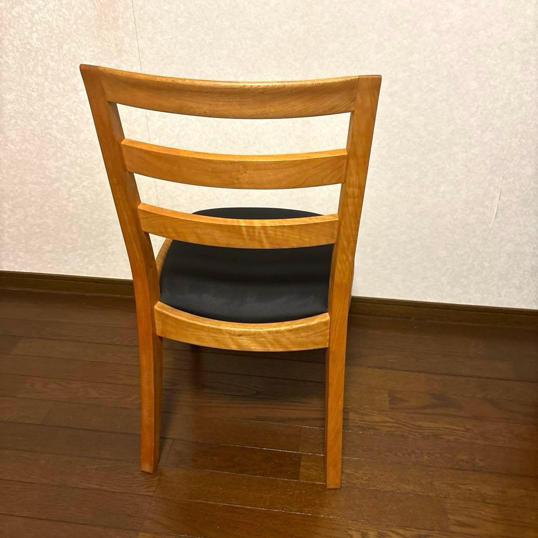 【良品】BOSCO 朝日木材加工 ダイニングチェア 無垢材