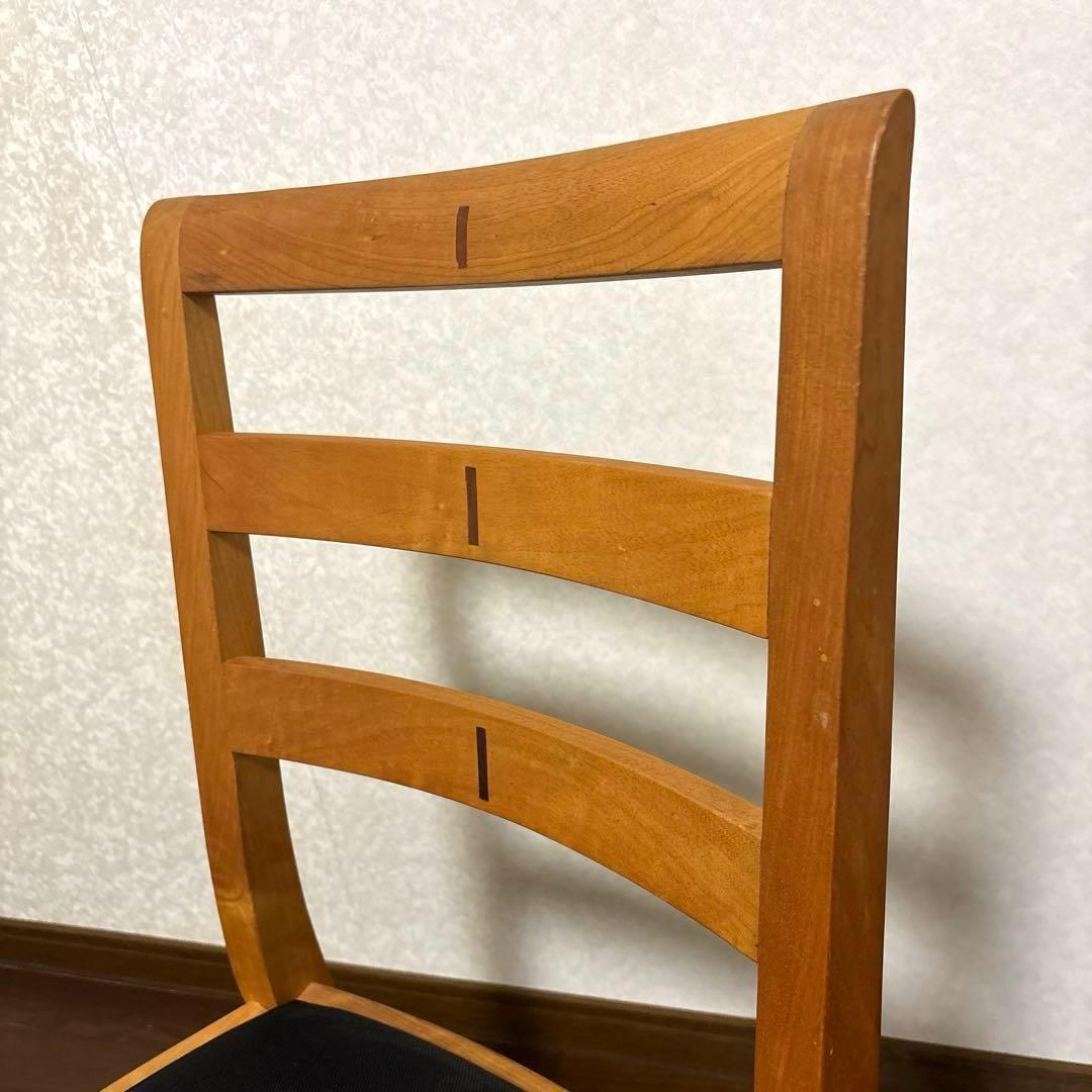 【良品】BOSCO 朝日木材加工 ダイニングチェア 無垢材