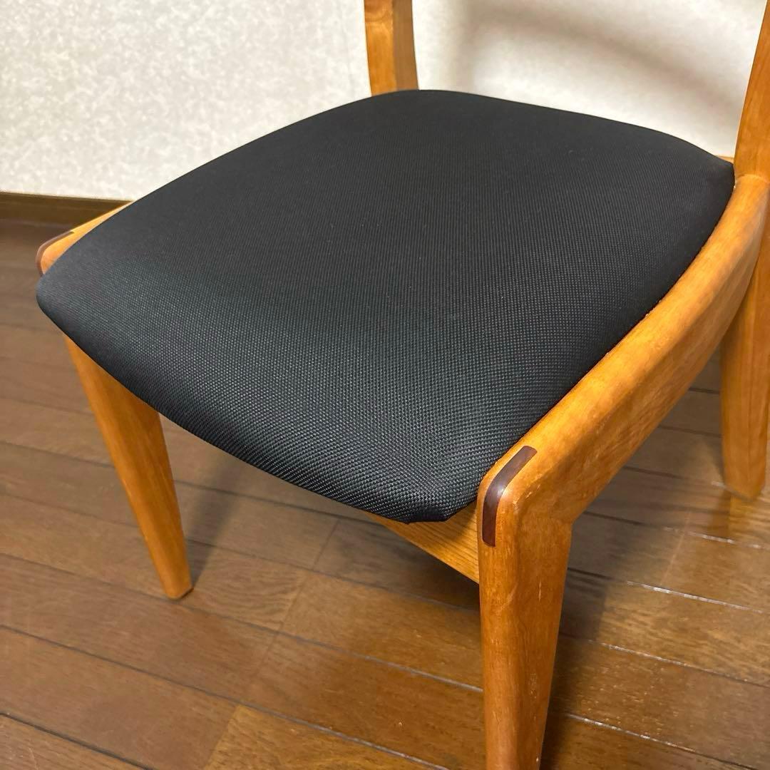 【良品】BOSCO 朝日木材加工 ダイニングチェア 無垢材