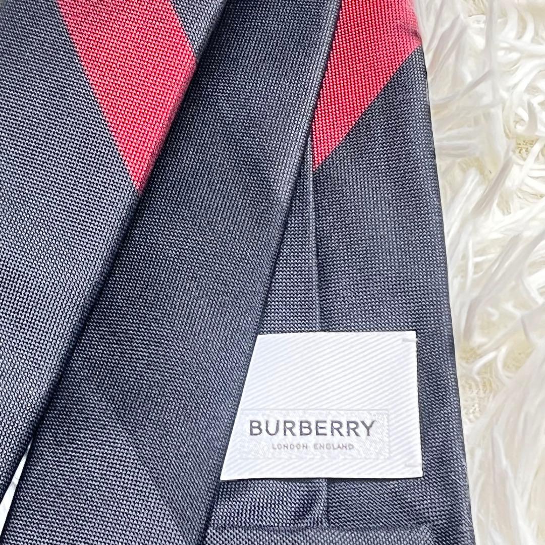 【極美品】Burberry バーバリー ネクタイ 現行タグ ノバチェック シルク