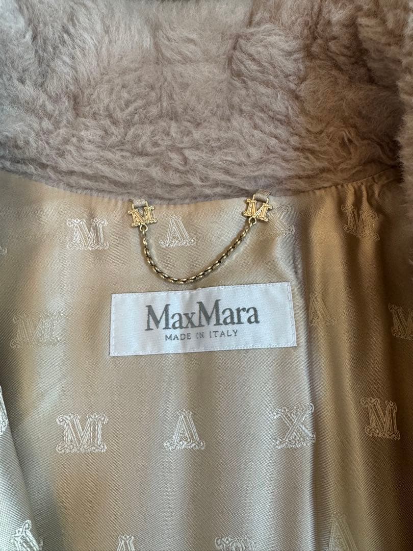 【Used】Max Mara テディベア ケープ TEBE サンド