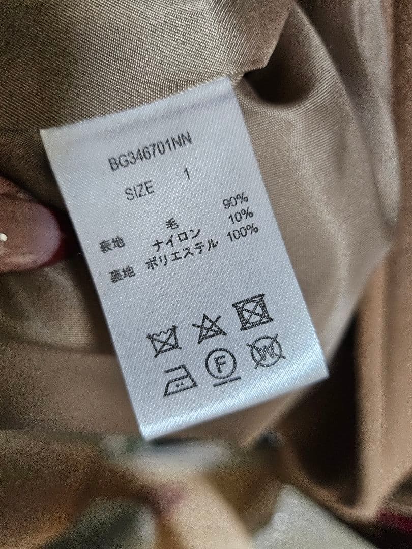 BARNYARDSTORM Pコート　キャメル