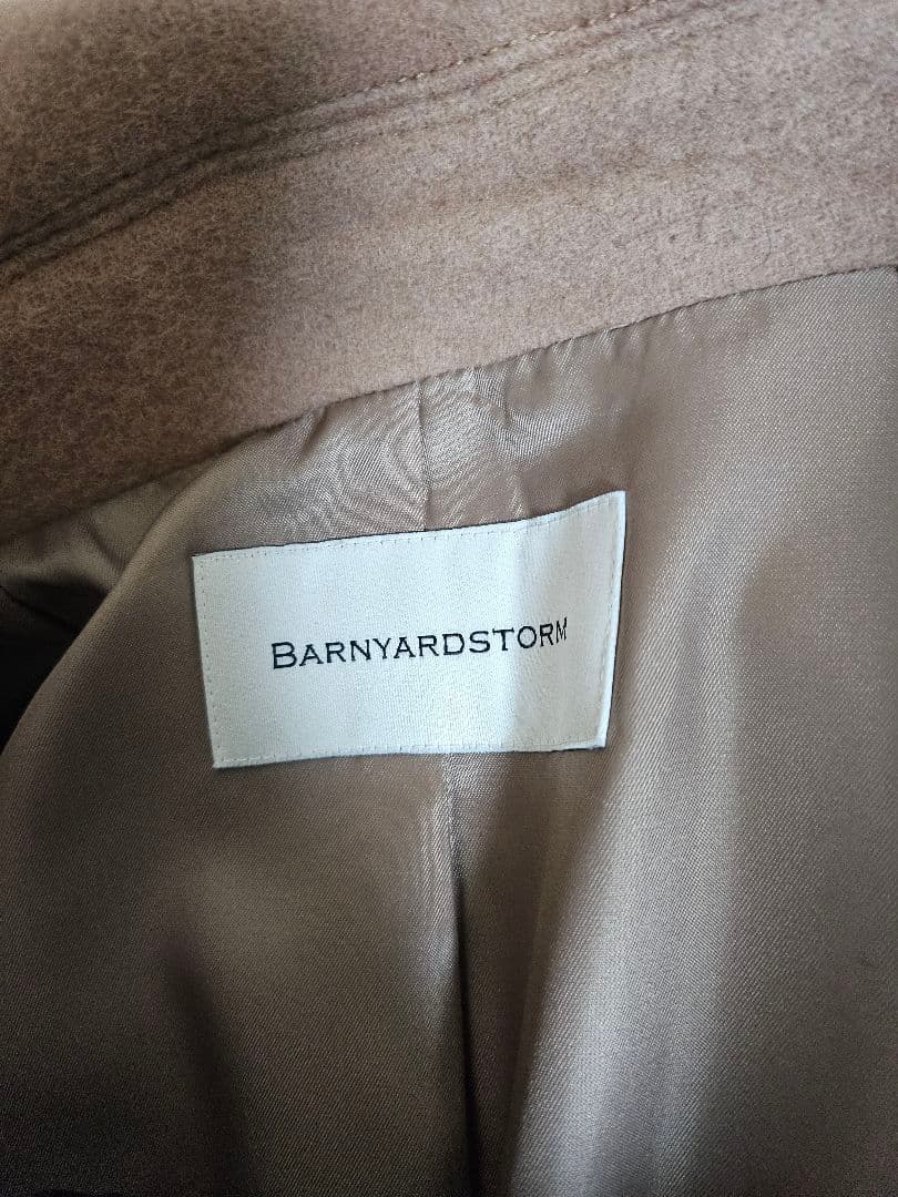 BARNYARDSTORM Pコート　キャメル