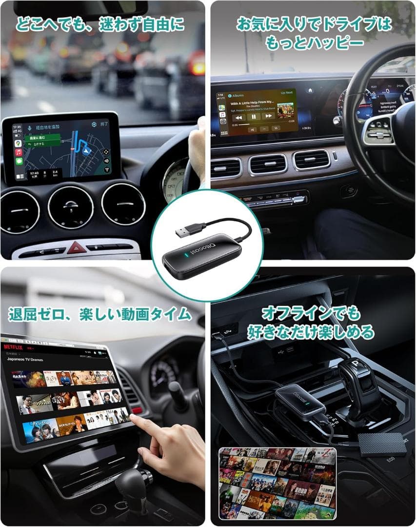 オットキャスト Play2Video Ultra 2025最新版 CarPlay