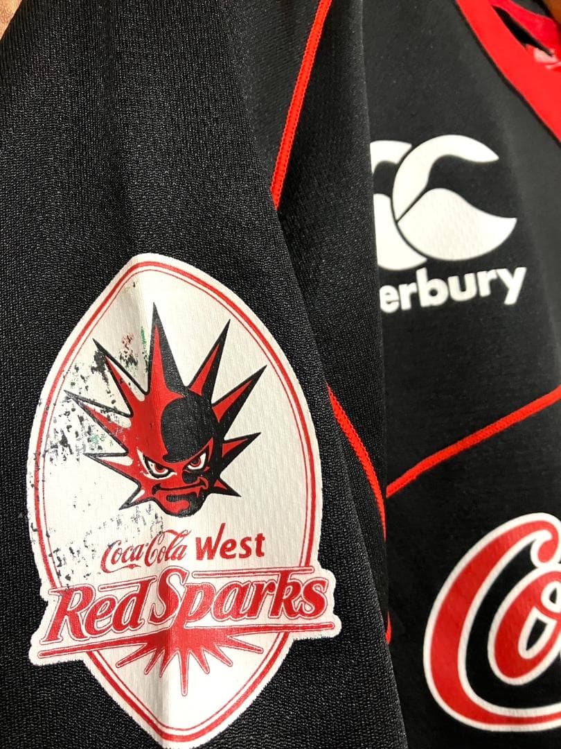 【24時間以内匿名配送】カンタベリー コカコーラ レッドスパークス 2nd XL