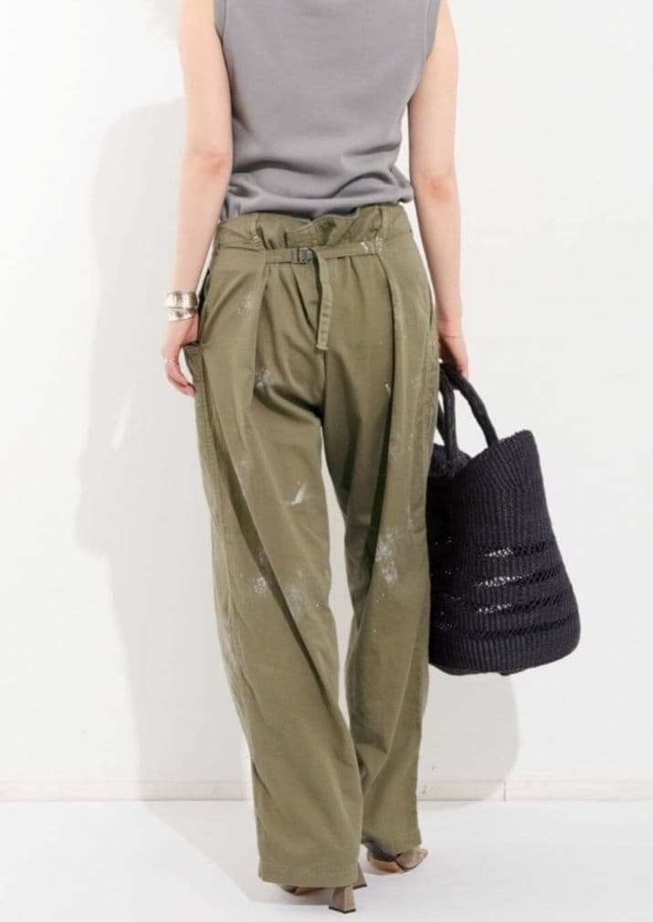 新品アパルトモン ATTICKBY JOHNBULL ミリタリーイージーパンツ