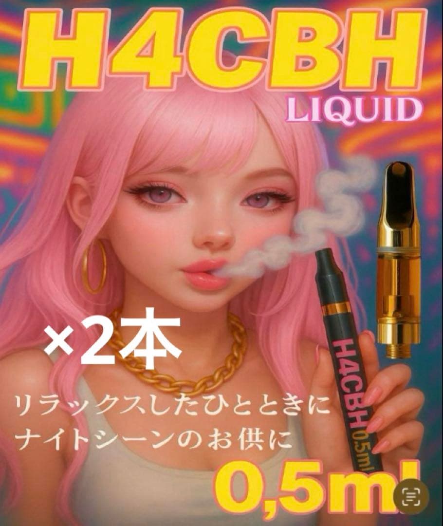 H4CBH リキッド 0.5ml×2本 【玄人向け】　CBN/CBG/CBD