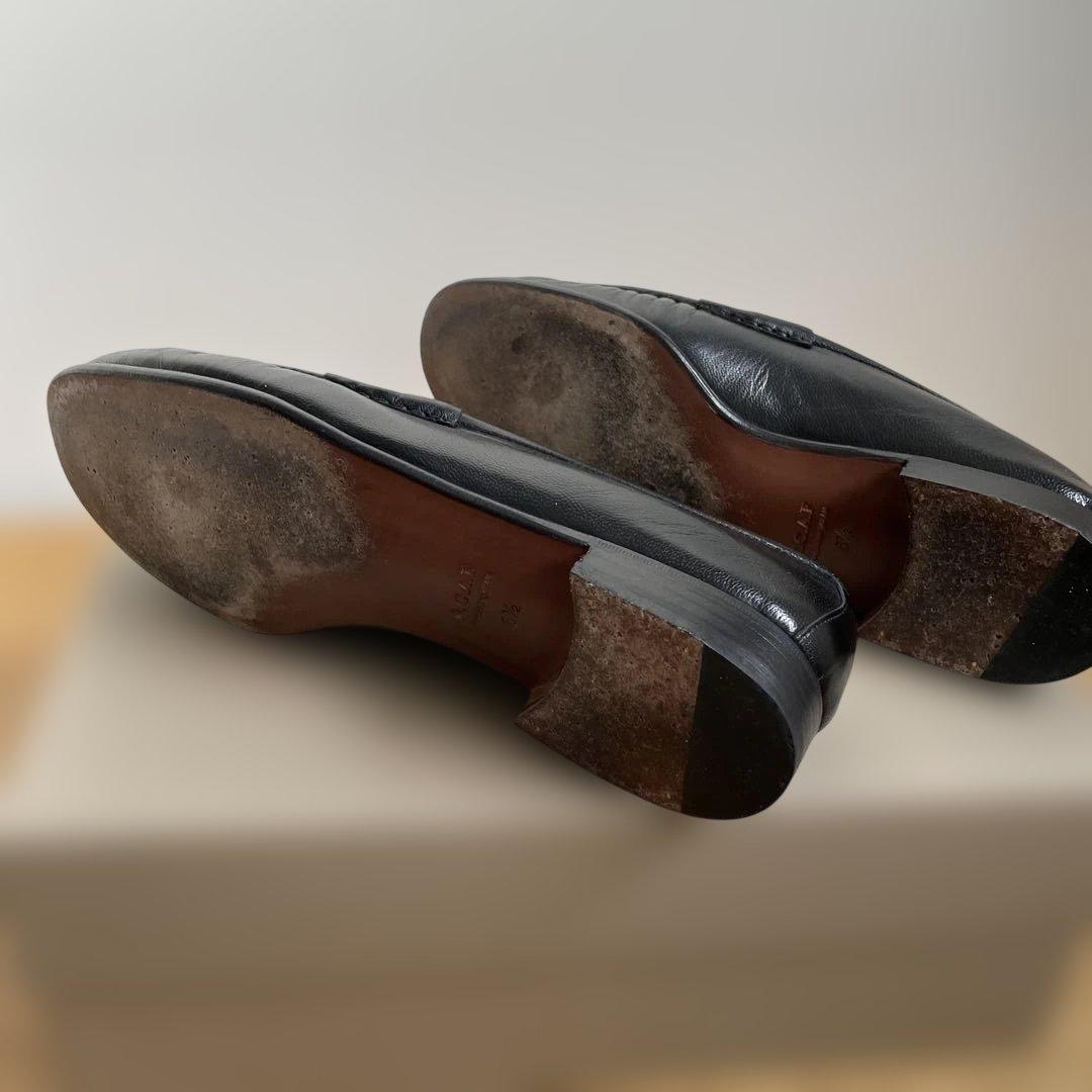 RCAFビームスFレザービットローファー黒61\2