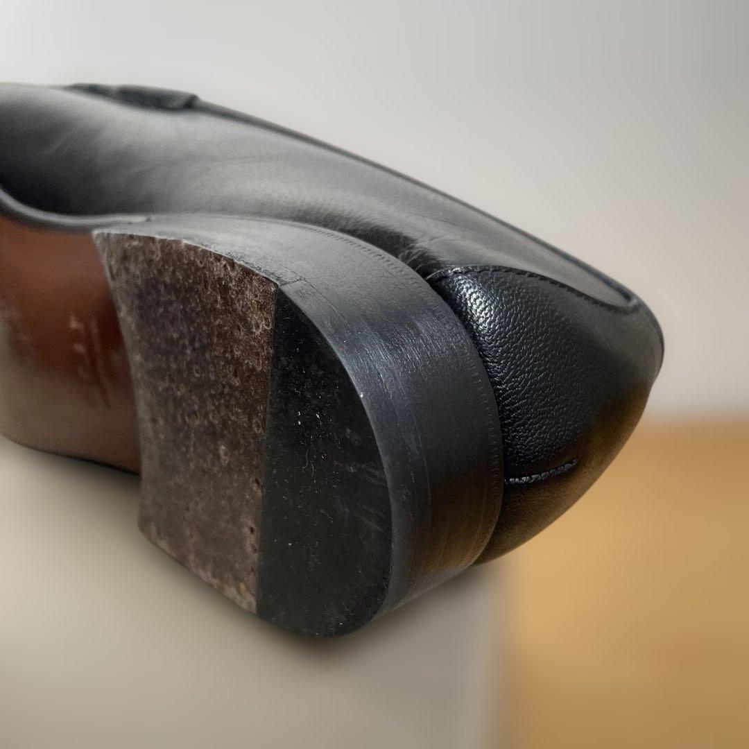 RCAFビームスFレザービットローファー黒61\2