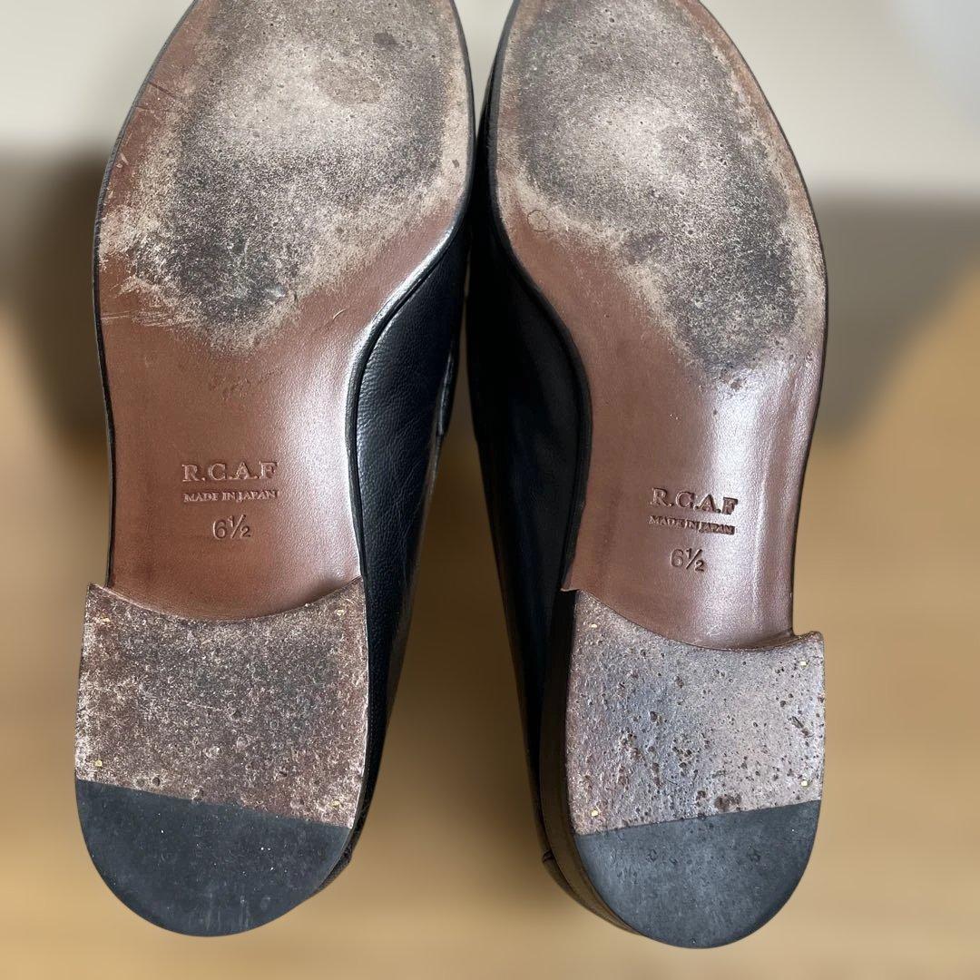 RCAFビームスFレザービットローファー黒61\2