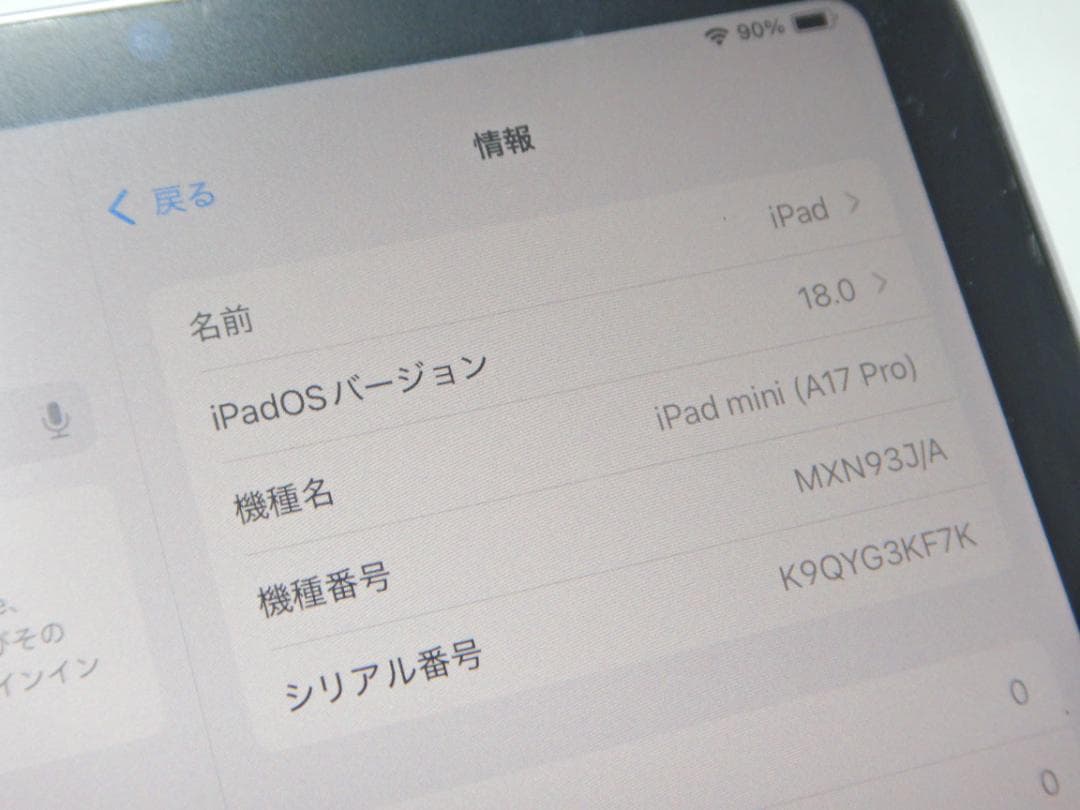 あ*で様 Apple iPad mini a17pro 128GB 容量100%