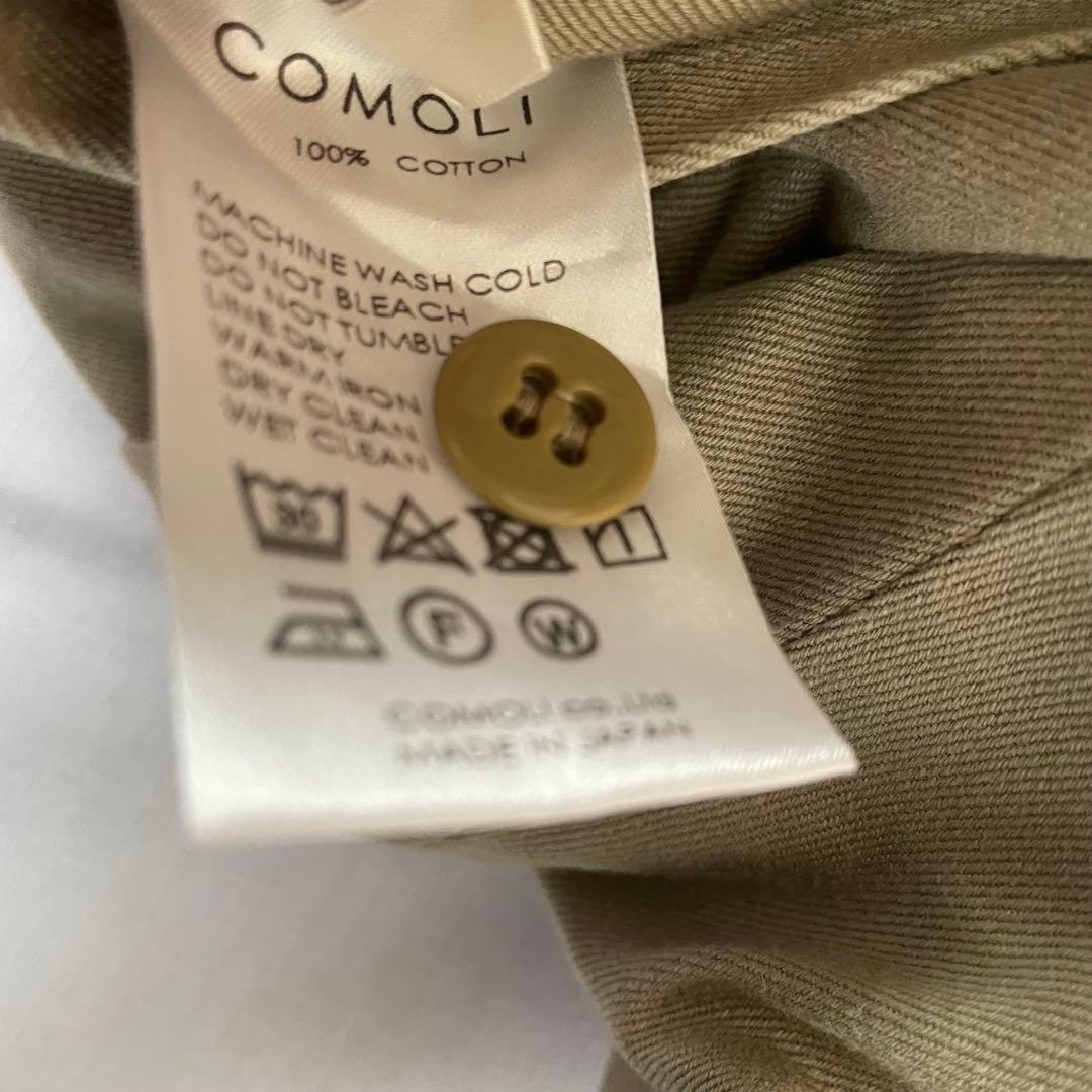 パンツ COMOLI KHAKI CHINO PANTS 24SS Z01-03014