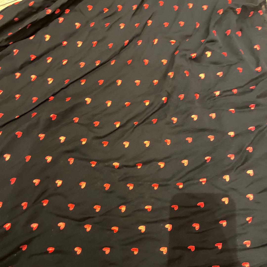 RED VALENTINO ハート柄ラップドレス